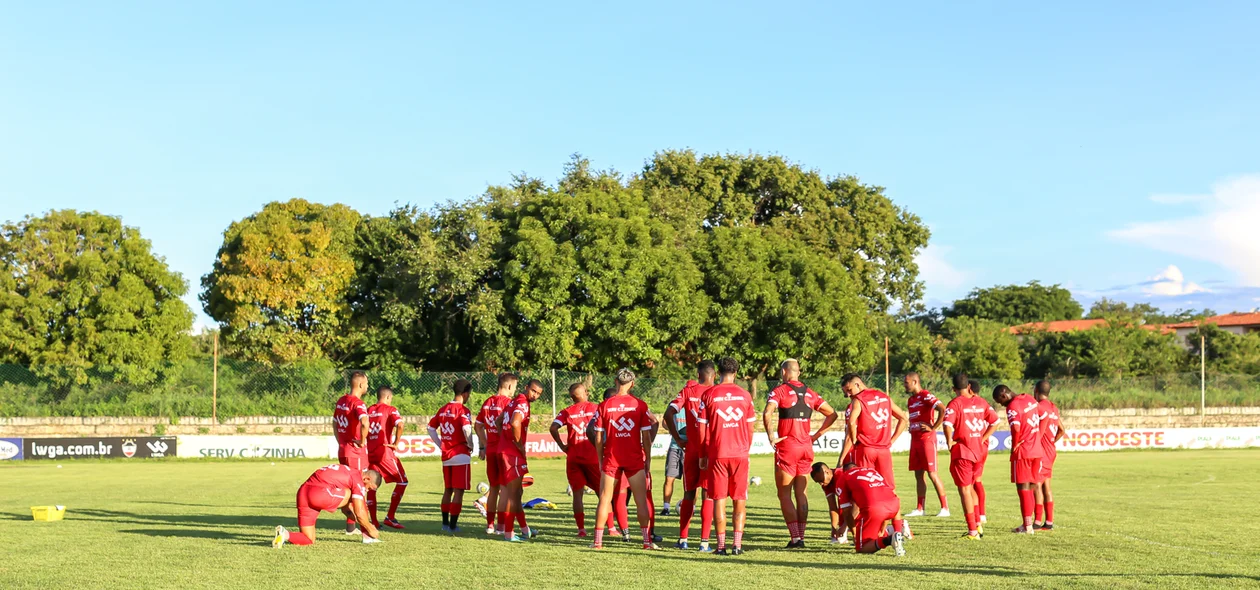 Treino aconteceu hoje