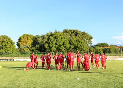 Treino aconteceu hoje