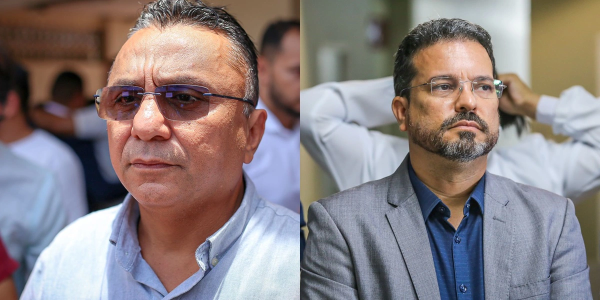 Vereador Dudu (PT) e Michel Saldanha, secretário de Governo da Prefeitura de Teresina