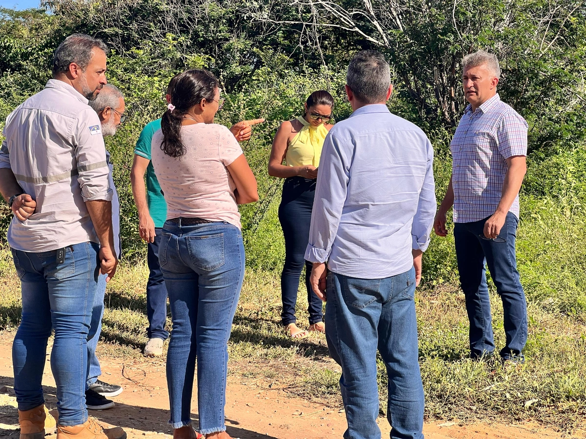 Visita foi acompanhada pelos técnicos da Codevasf