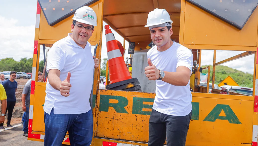 Visita técnica as obras de pavimentação asfáltica da rodovia PI-354