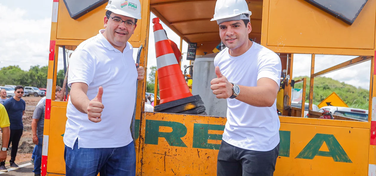 Visita técnica as obras de pavimentação asfáltica da rodovia PI-354