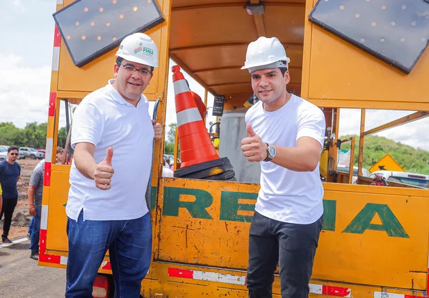 Visita técnica as obras de pavimentação asfáltica da rodovia PI-354