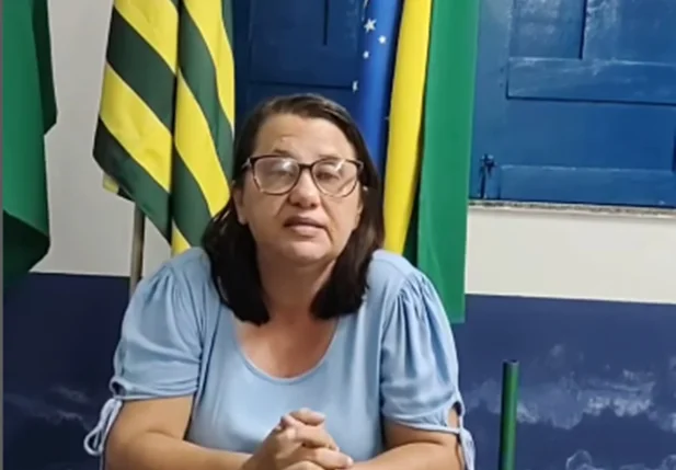 A secretária de Assistência Social de Itainópolis, Marilene Rodrigues