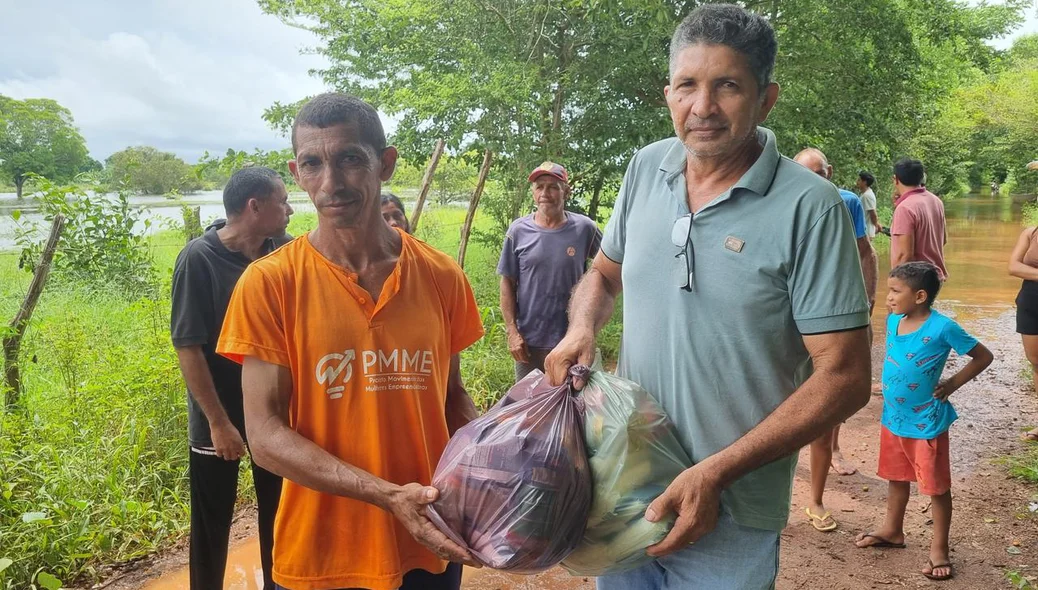 Ação mostra apoio aos moradores da região