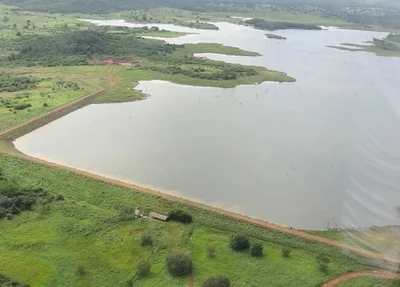 Açude na fazenda