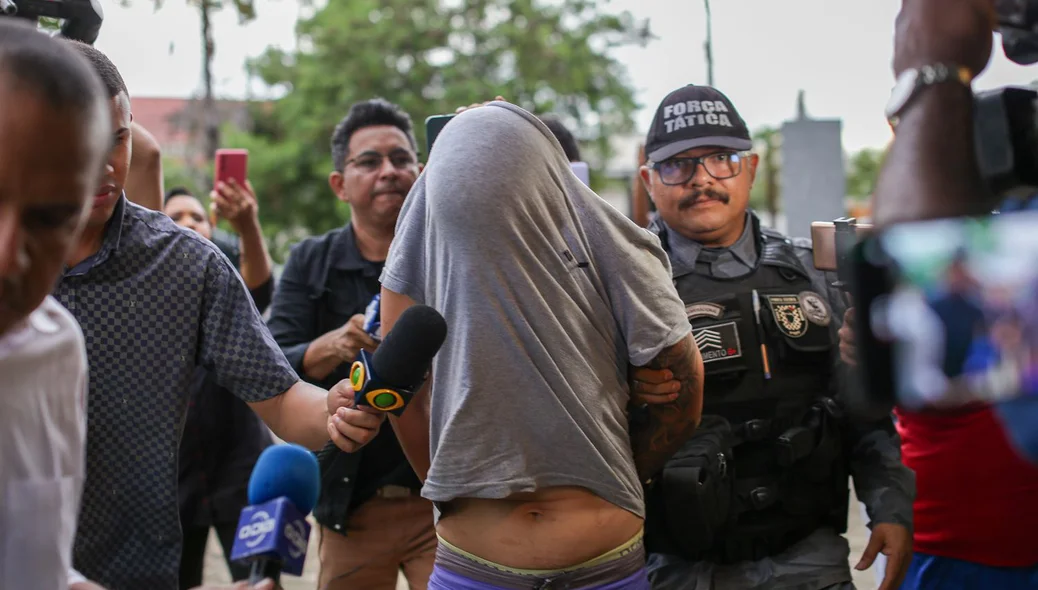Acusado de matar pai e filha na zona sul de Teresina foi encaminhado ao DHPP