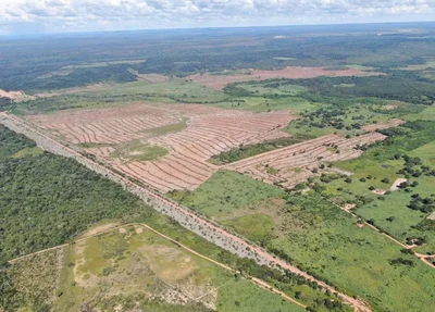 Área de construção da Barragem de Atalaia
