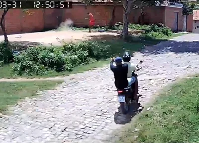 Câmera registrou homicídio na Vila São José, zona sul de Teresina