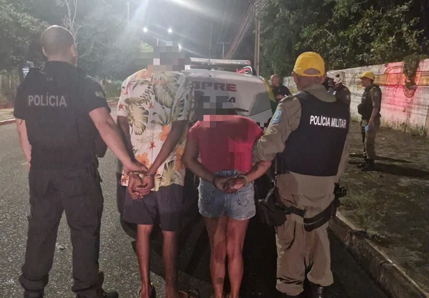 Casal é preso com 3kg de drogas durante blitzen na zona leste de Teresina