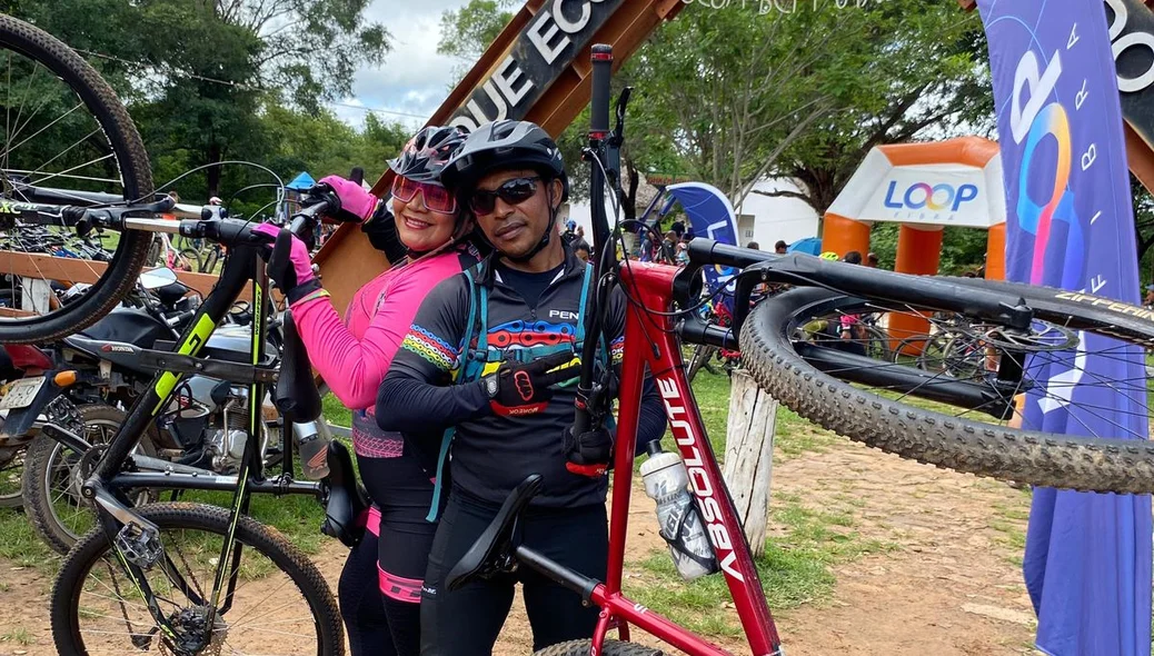 Ciclistas de todos os lugares participaram do evento