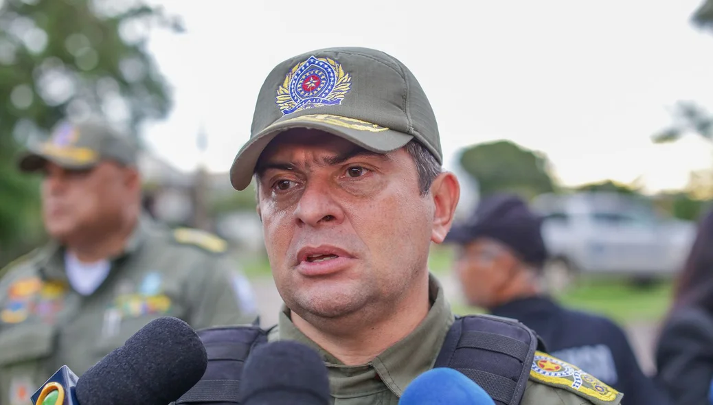 Coronel Scheiwann Lopes, comandante da PM-PI
