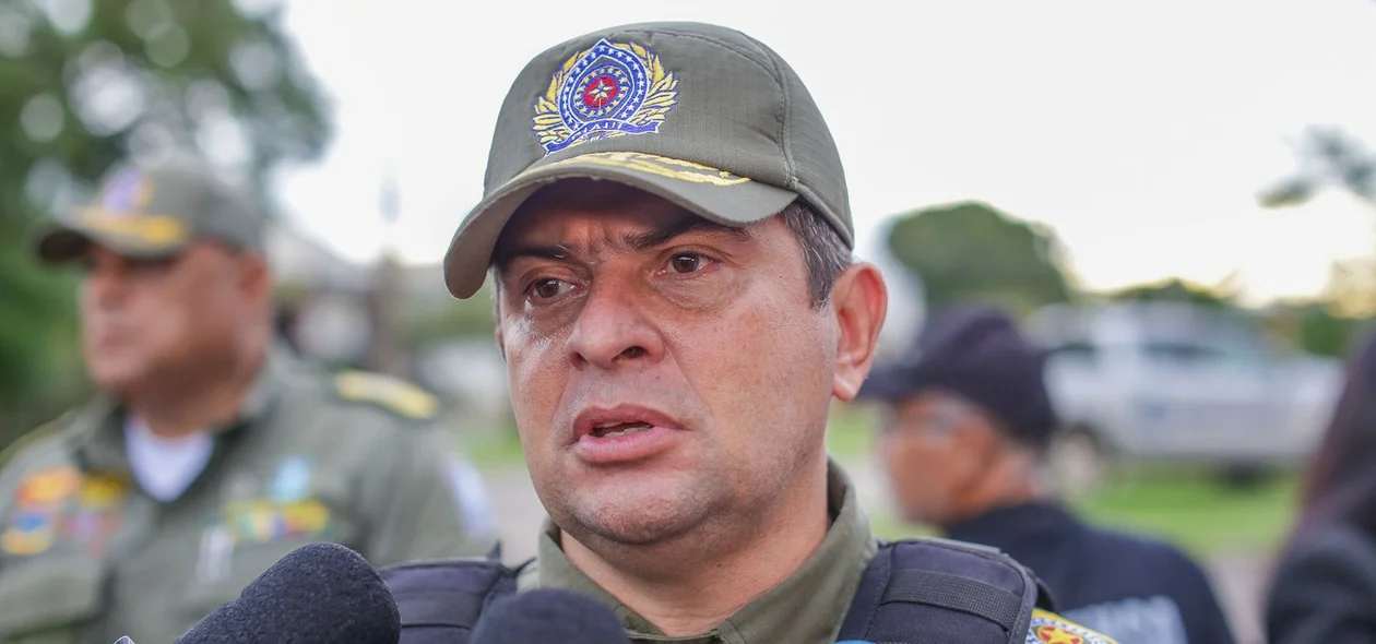 Coronel Scheiwann Lopes, comandante da PM-PI