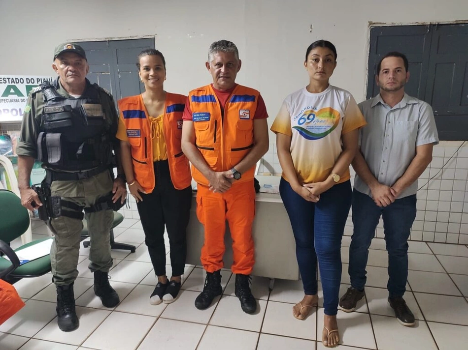 Defesa Civil e Corpo de Bombeiros monitoram Itainópolis