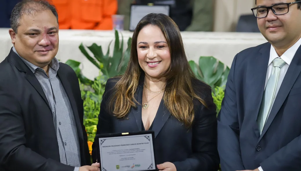 Delegado Geral Luccy Keiko, Ex-deputada federal Rejane Dias e Secretário Chico Lucas