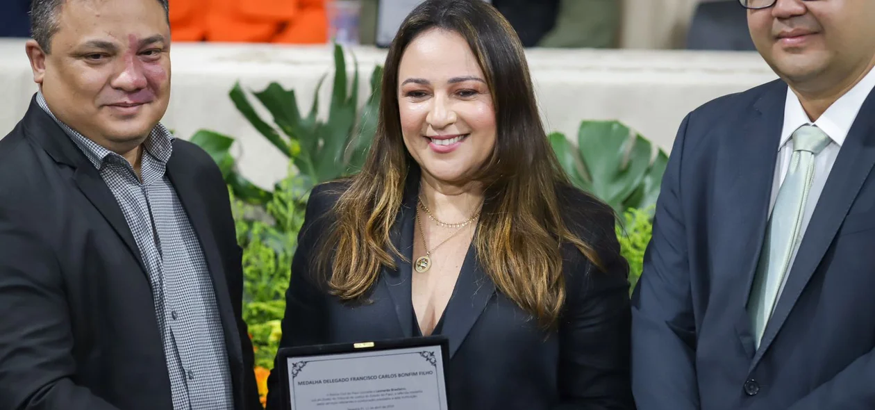 Delegado Geral Luccy Keiko, Ex-deputada federal Rejane Dias e Secretário Chico Lucas
