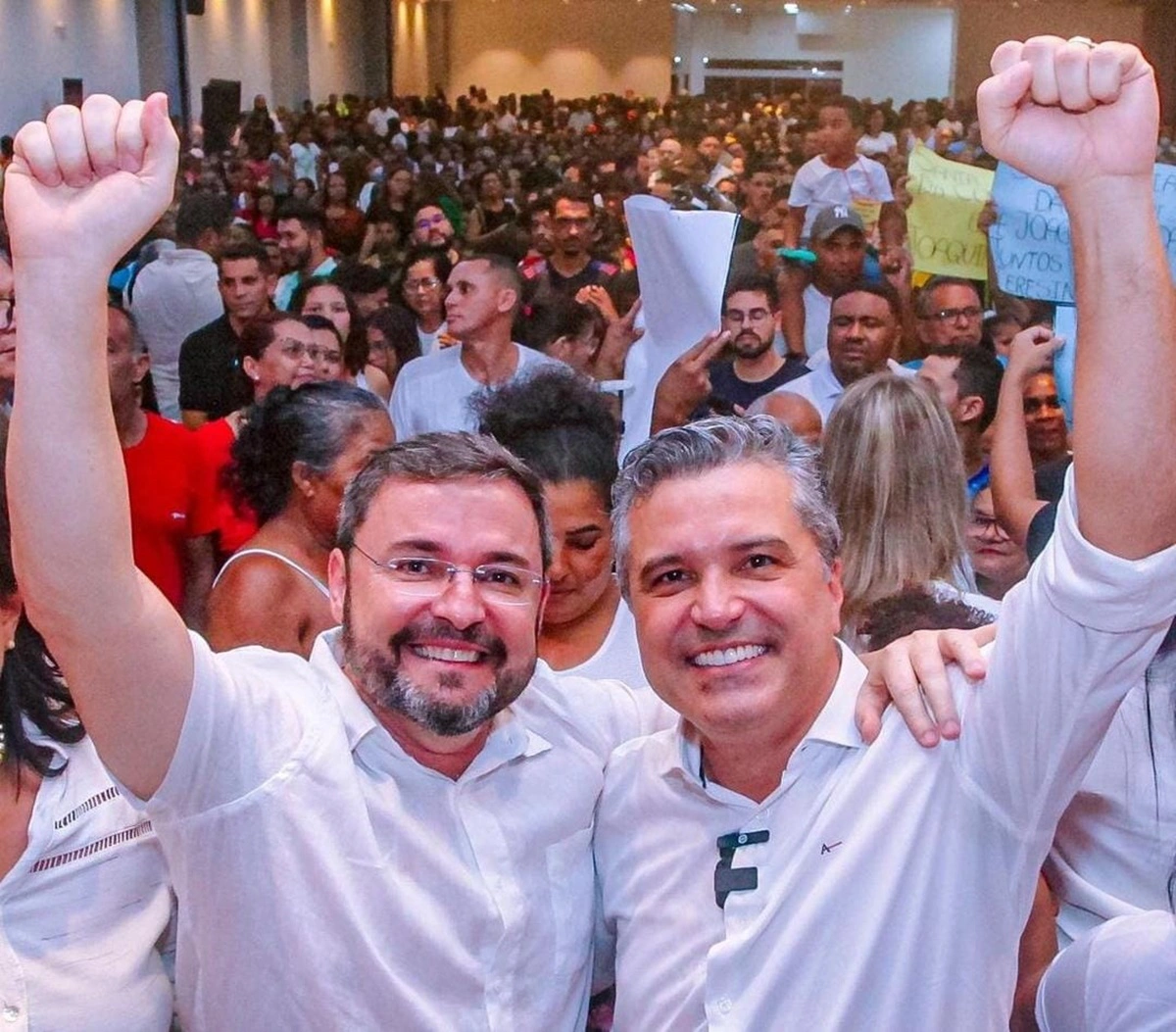 Deputado Dr. Vinicius Nascimento e Fábio Novo, pré-candidato a prefeito de Teresina