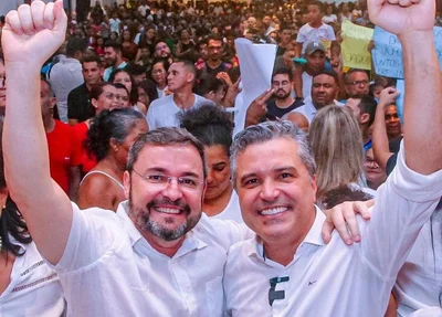 Deputado Dr. Vinicius Nascimento e Fábio Novo, pré-candidato a prefeito de Teresina