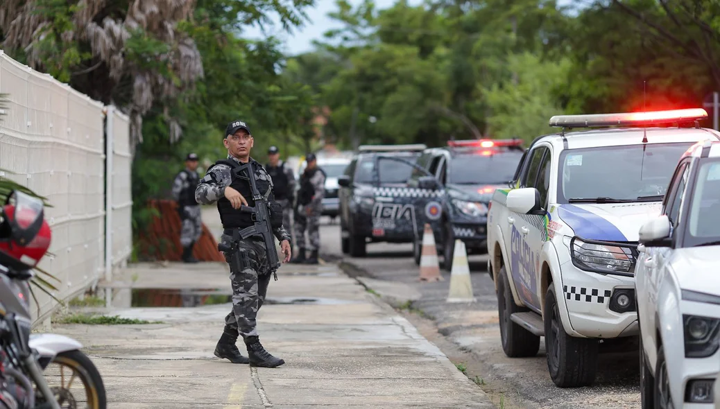 Diversas equipes da PM realizaram as diligências
