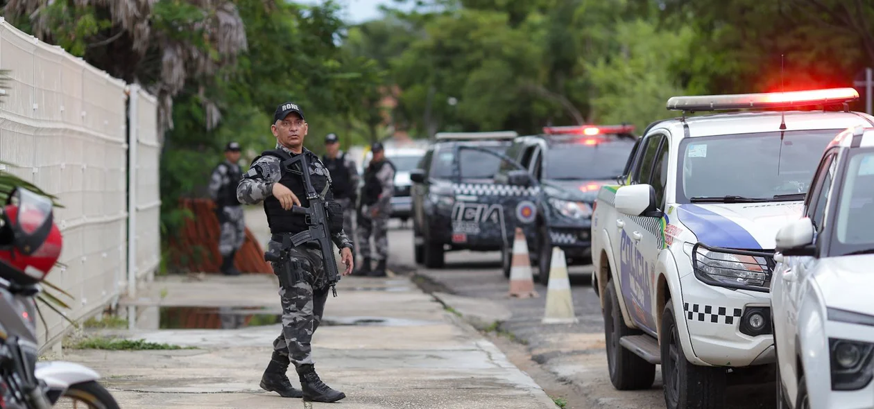 Diversas equipes da PM realizaram as diligências