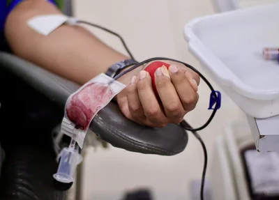 Doação de sangue no HEMOPI