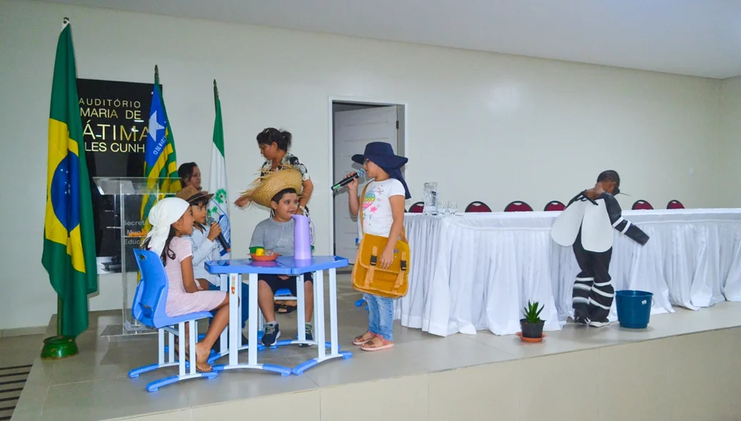 dos alunos do 1º ano da Unidade Escolar Pedro Alves Cabral