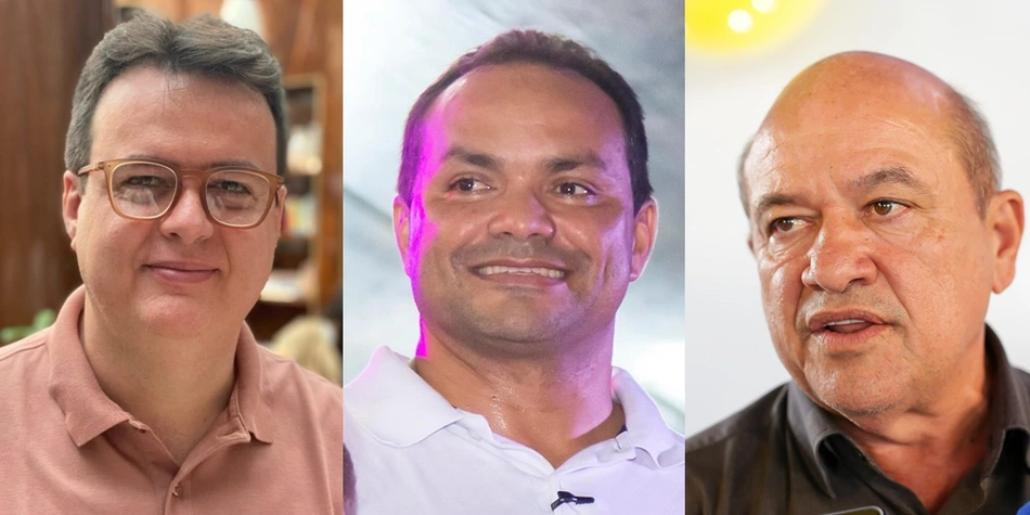 Dr. Ferdinand Freitas, Pedro Gomes e Dr. Ricardo Camarço