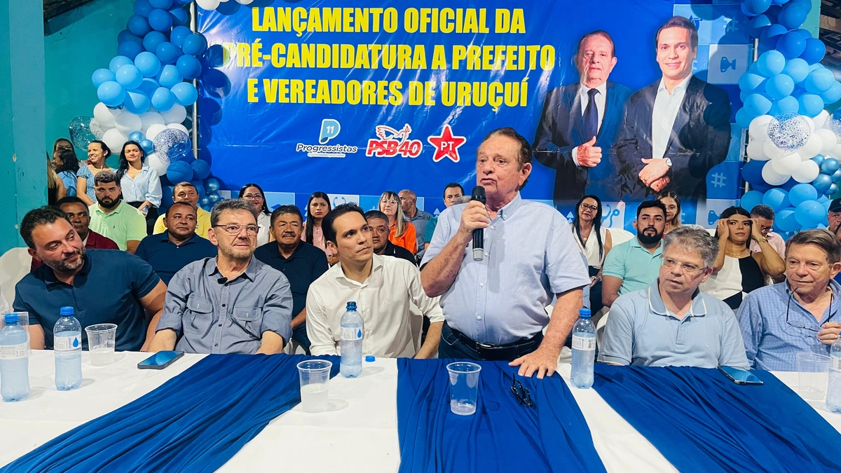 Dr. Wagner Coelho lança médico Gilberto Jr. como pré-candidato à prefeito de Uruçuí