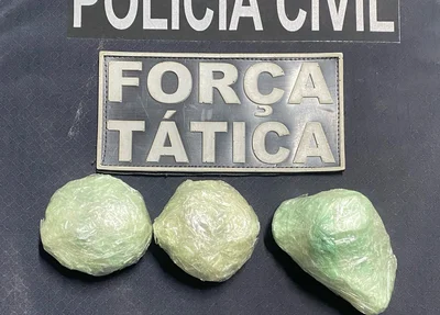 Drogas apreendidas em Valença