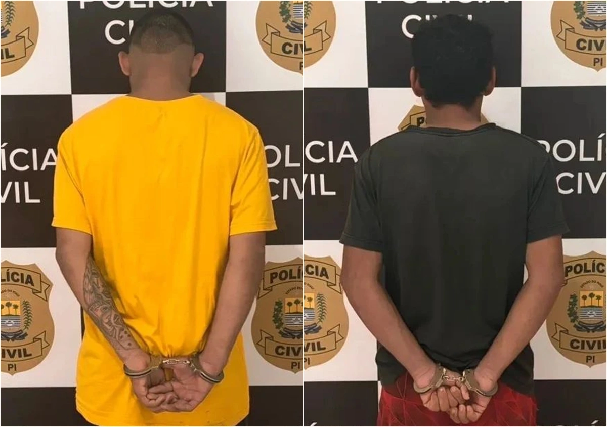 Dupla foi presa acusada de participar de assassinato em Luzilândia
