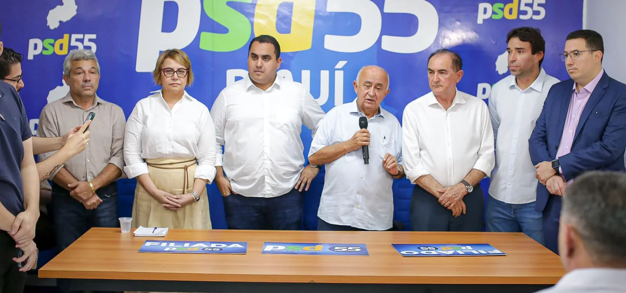 Durante o evento de filiação