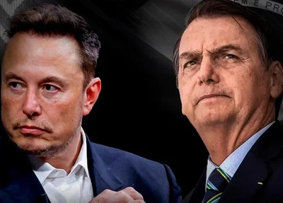Elon Musk e Jair Bolsonaro