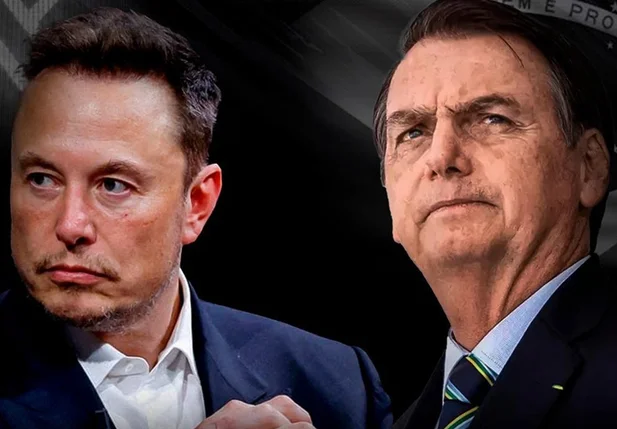 Elon Musk e Jair Bolsonaro