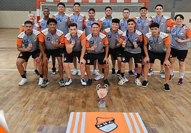 Equipe do GHC no Campeonato Brasileiro de Handebol 2023
