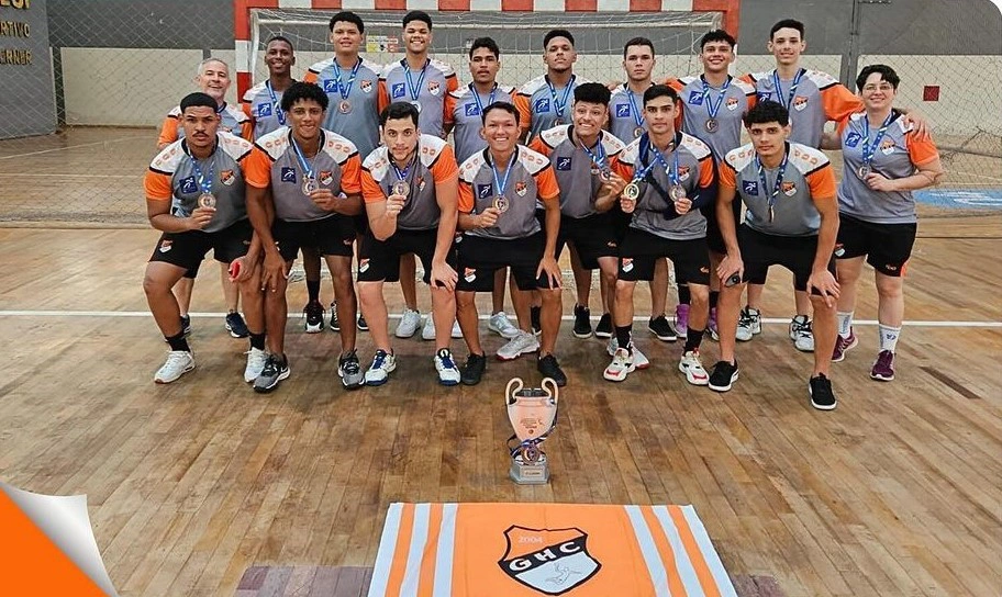 Equipe do GHC no Campeonato Brasileiro de Handebol 2023