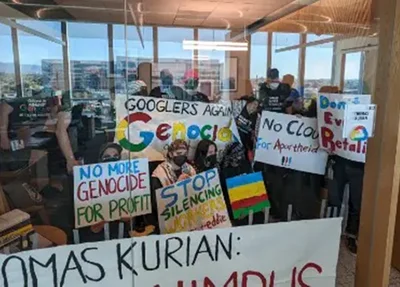 Escritório de Thomas Kurian na Califórnia foi invadido por manifestantes
