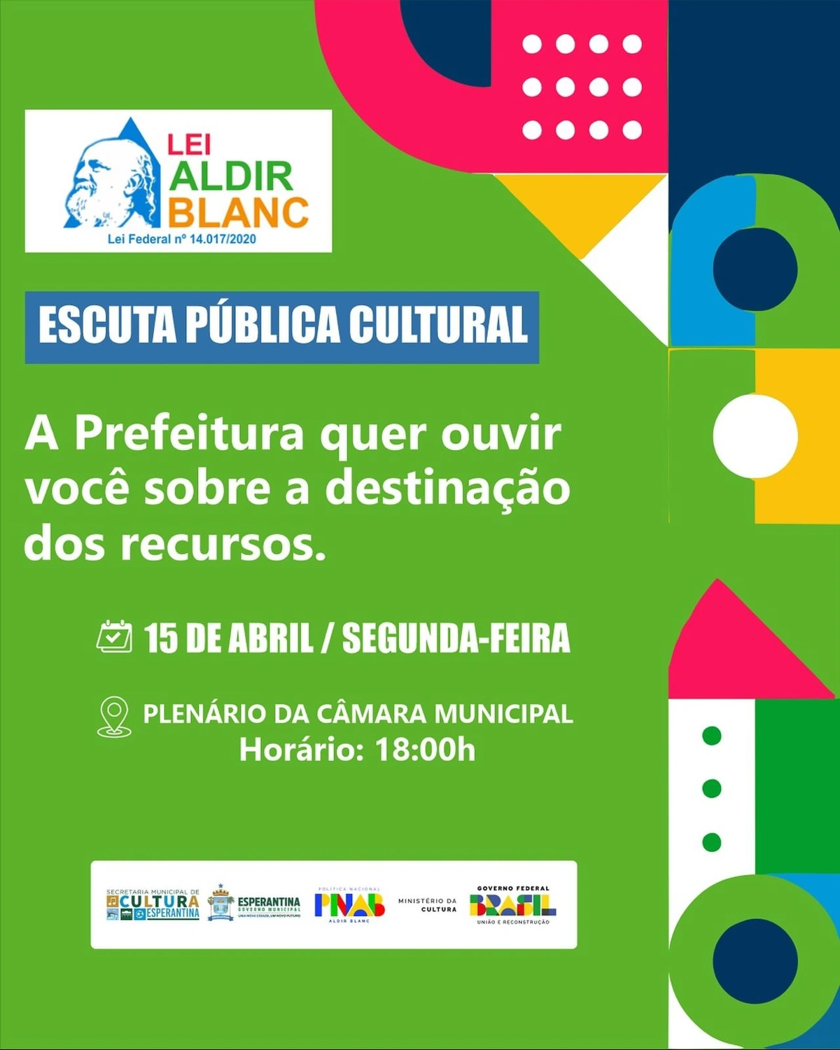 Escuta Pública da Lei Aldir Blanc II