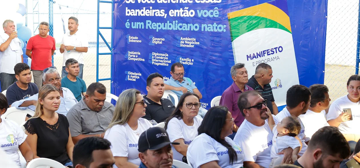 Evento de filiação do Republicanos em Teresina