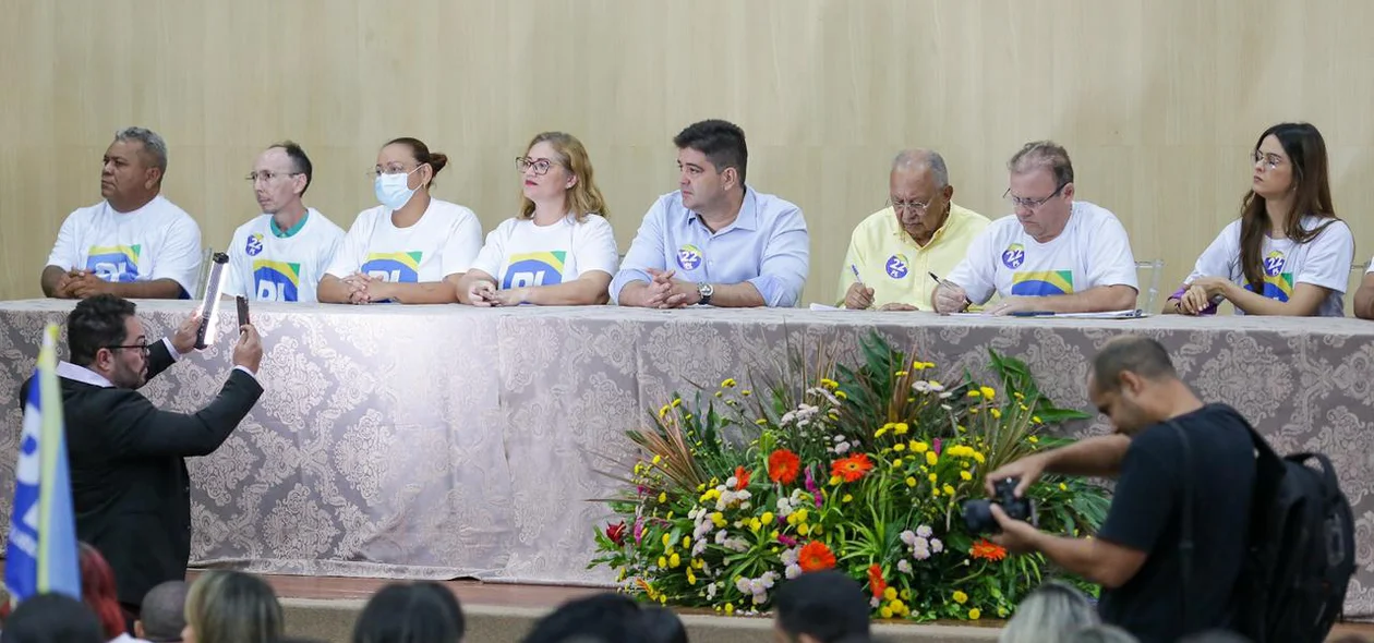 Evento de filiação promovido pelo PL