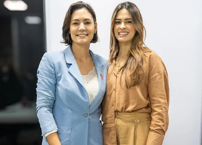 Gessy Lima se reuniu com Michelle Bolsonaro nesta quinta-feira (11)