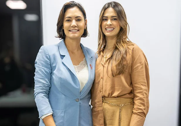 Gessy Lima se reuniu com Michelle Bolsonaro nesta quinta-feira (11)
