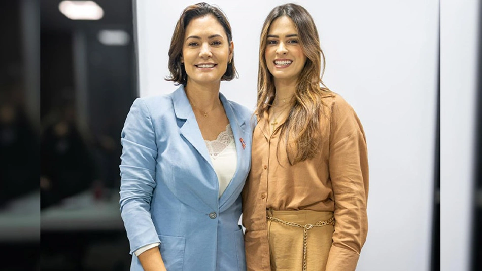 Gessy Lima se reuniu com Michelle Bolsonaro nesta quinta-feira (11)
