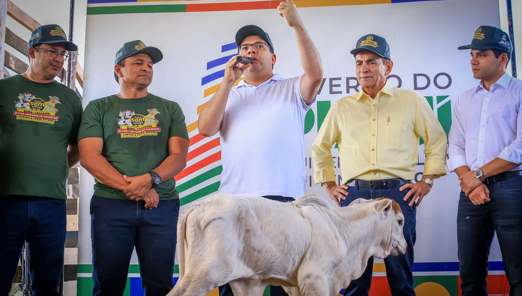 Governador falou durante solenidade de lançamento da campanha da febre aftosa no Piauí