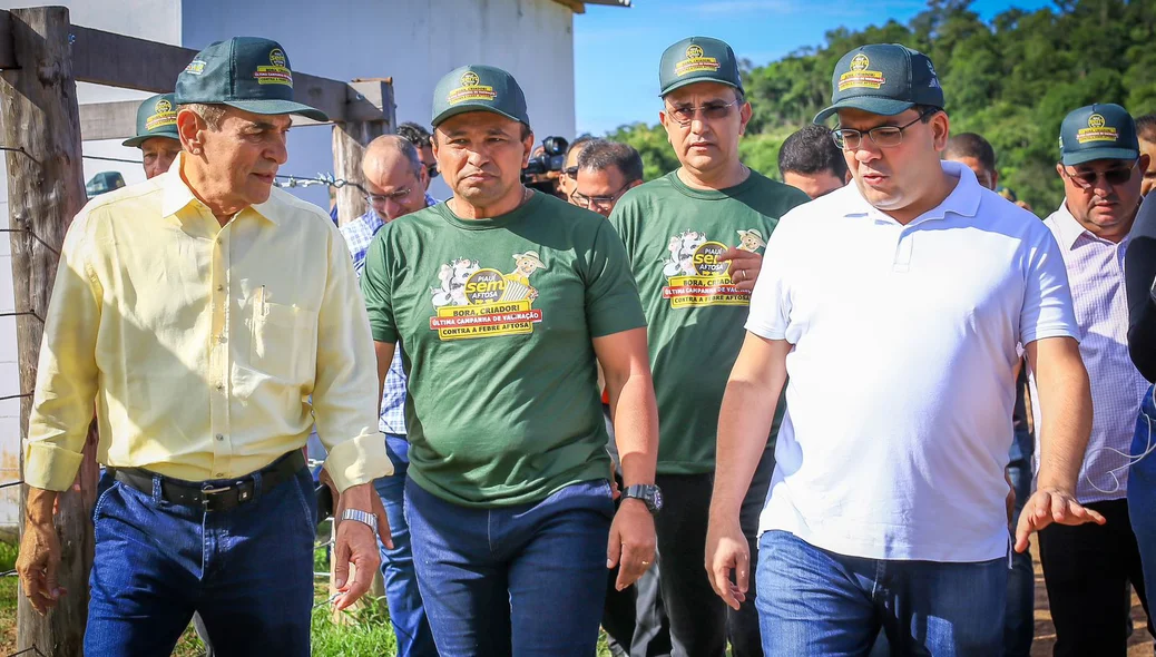 Governador Rafael Fonteles, Marcelo Castro e Fábio Abreu