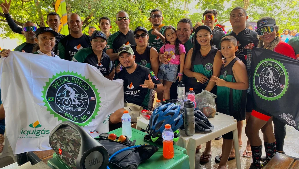 Grupo de ciclistas do Maranhão
