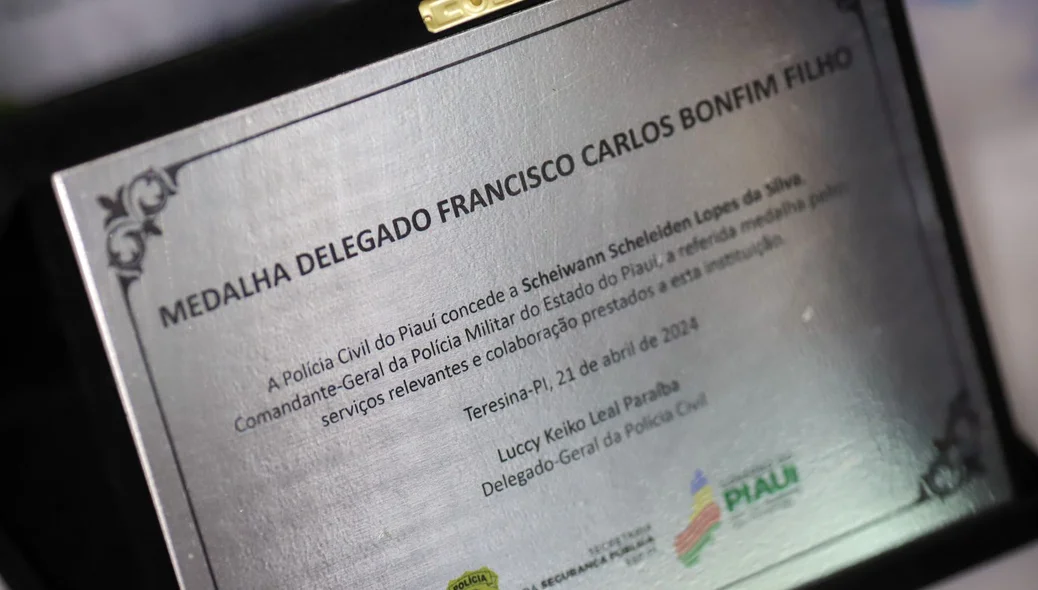 Homenagem ao Comandante da Polícia Militar do Piauí, Scheiwann Lopes