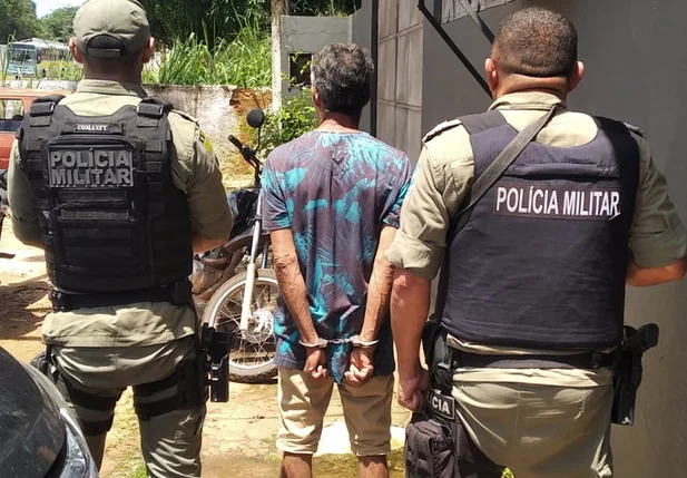 Indivíduo foi preso na localidade Buritirana, em Miguel Alves