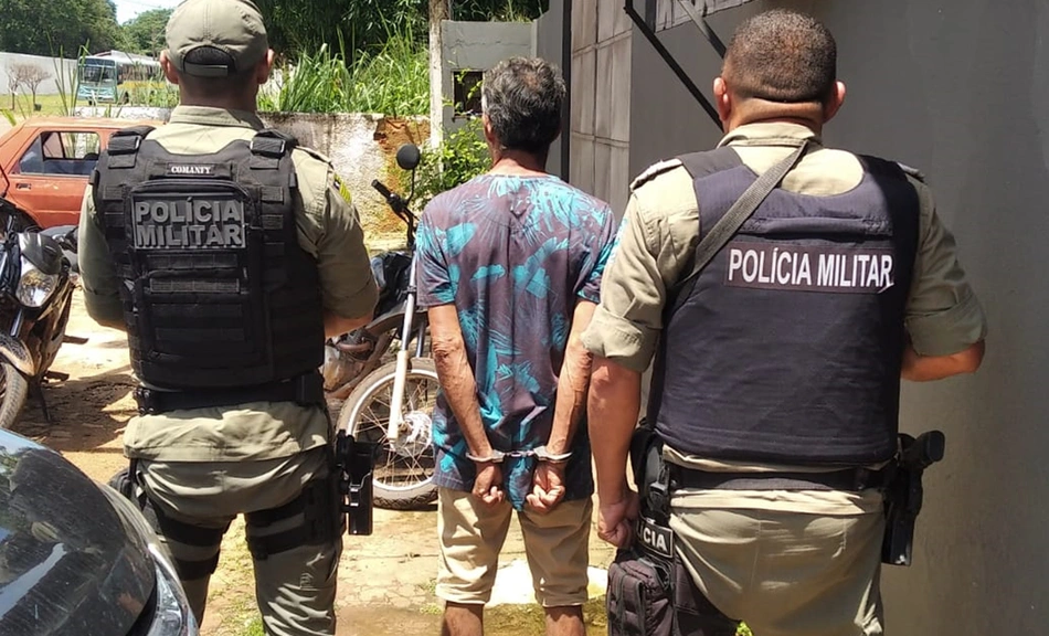 Indivíduo foi preso na localidade Buritirana, em Miguel Alves