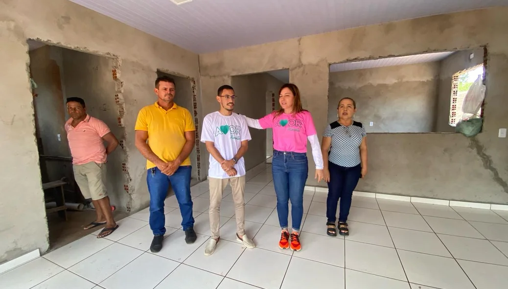 Ivanária Sampaio esteve no local
