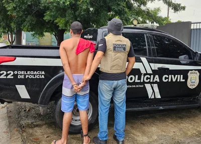 Jovem com tornozeleira eletrônica é preso por roubo em Teresina